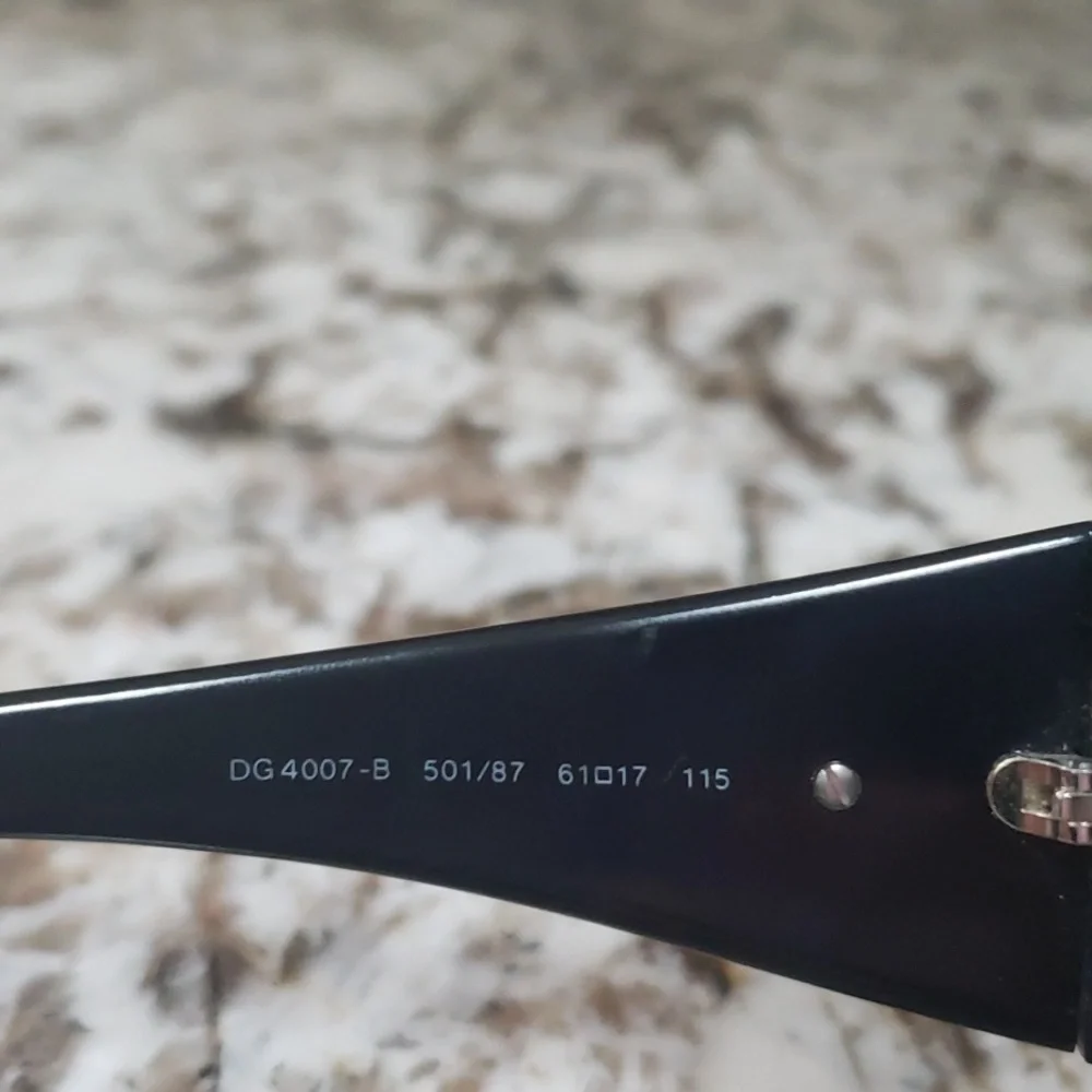 Dolce & Gabbana Black Oversized Sunglasses